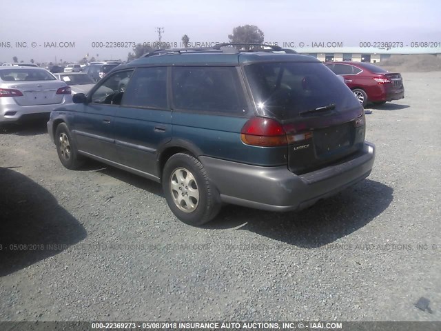 4S3BG6854X7640396 - 1999 SUBARU LEGACY OUTBACK/SSV/LIMITED/30TH Light Blue photo 3