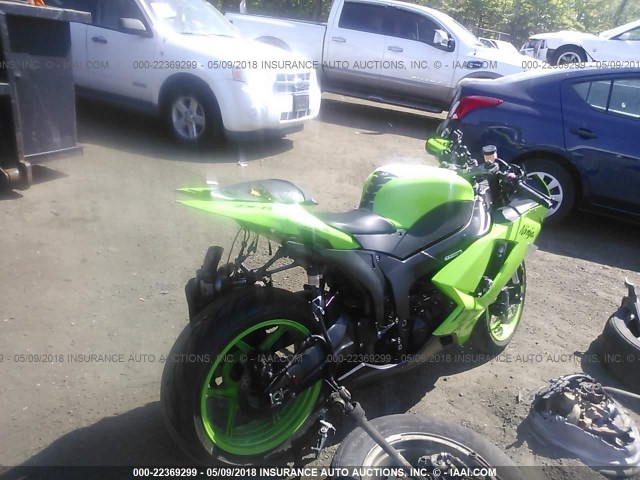 JKAZX4P148A035360 - 2008 KAWASAKI ZX600 P GREEN photo 4