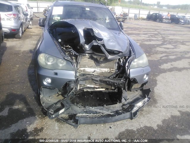 5UXFE83528L164375 - 2008 BMW X5 4.8I GRAY photo 6