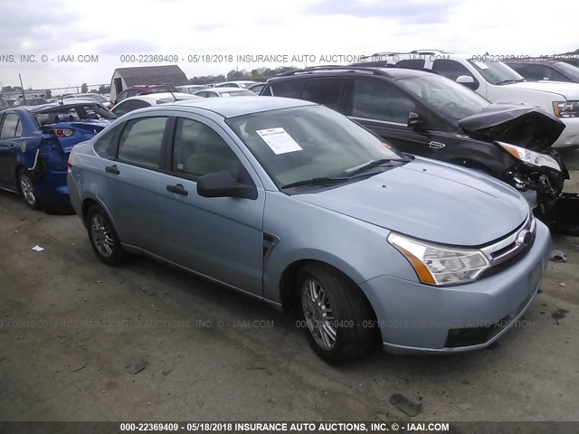 1FAHP35N88W286070 - 2008 FORD FOCUS SE/SEL/SES Light Blue photo 1