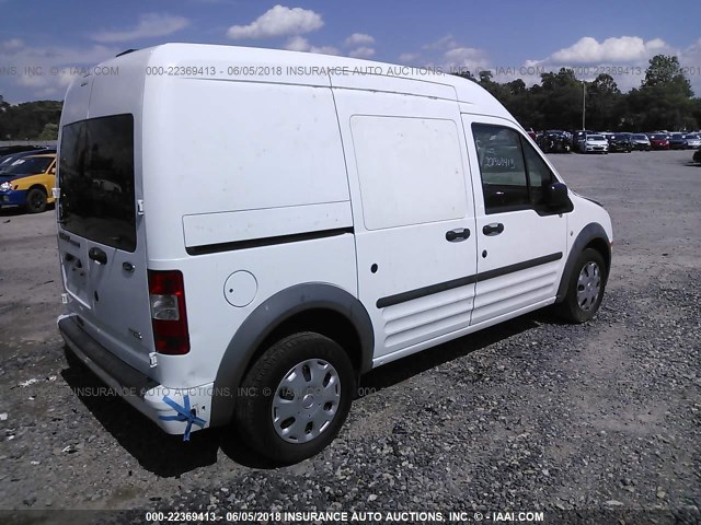 NM0LS7DN7DT139565 - 2013 FORD TRANSIT CONNECT XLT WHITE photo 4