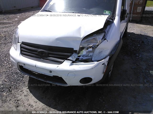 NM0LS7DN7DT139565 - 2013 FORD TRANSIT CONNECT XLT WHITE photo 6