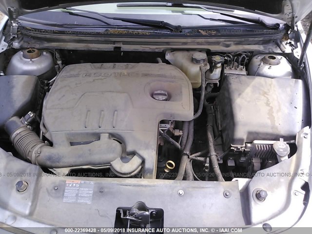 1G1ZA5E01AF230115 - 2010 CHEVROLET MALIBU LS ნაცრისფერი ფოტო 10