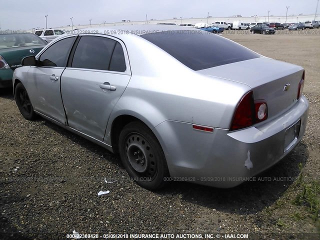 1G1ZA5E01AF230115 - 2010 CHEVROLET MALIBU LS ნაცრისფერი ფოტო 3