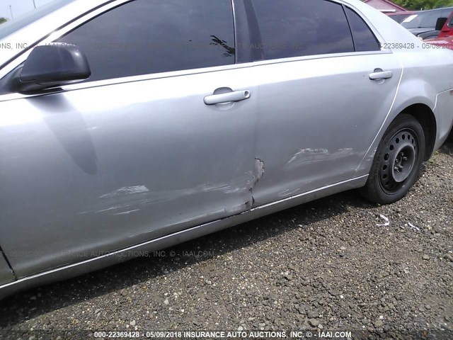 1G1ZA5E01AF230115 - 2010 CHEVROLET MALIBU LS ნაცრისფერი ფოტო 6