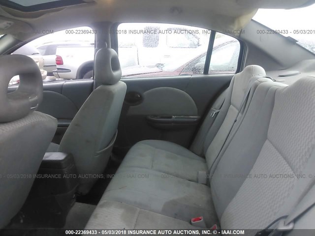 1G8AZ55F37Z100744 - 2007 SATURN ION LEVEL 2 BLACK photo 8