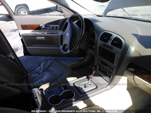 1LNHM87A15Y635589 - 2005 LINCOLN LS BLACK photo 5