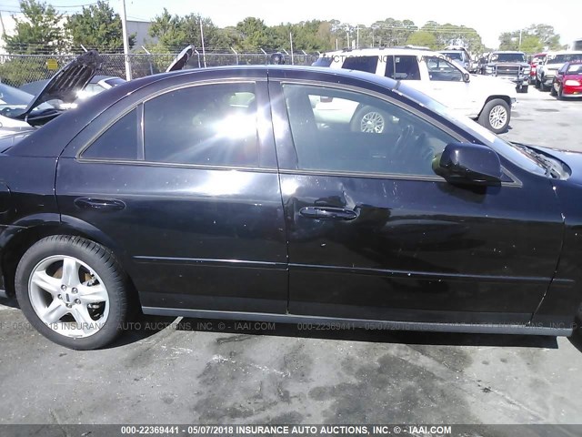 1LNHM87A15Y635589 - 2005 LINCOLN LS BLACK photo 6