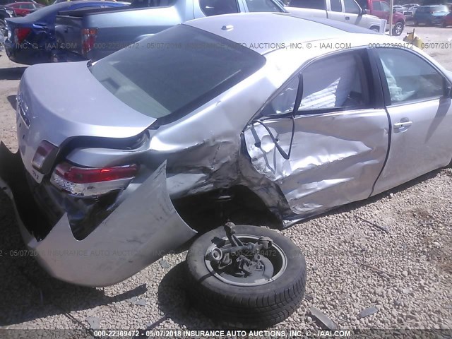 4T1BK3EK5BU627301 - 2011 TOYOTA CAMRY SE/LE/XLE ვერცხლისფერი ფოტო 6