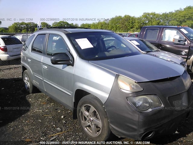 3G7DA03E14S572648 - 2004 PONTIAC AZTEK SILVER photo 1