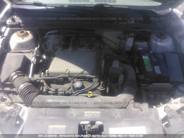 1G1ZT54824F120244 - 2004 CHEVROLET MALIBU LS SILVER photo 10