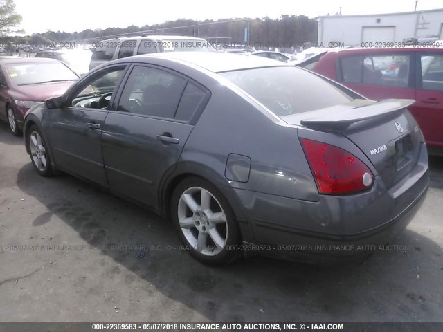 1N4BA41E35C834671 - 2005 NISSAN MAXIMA SE/SL GRAY photo 3