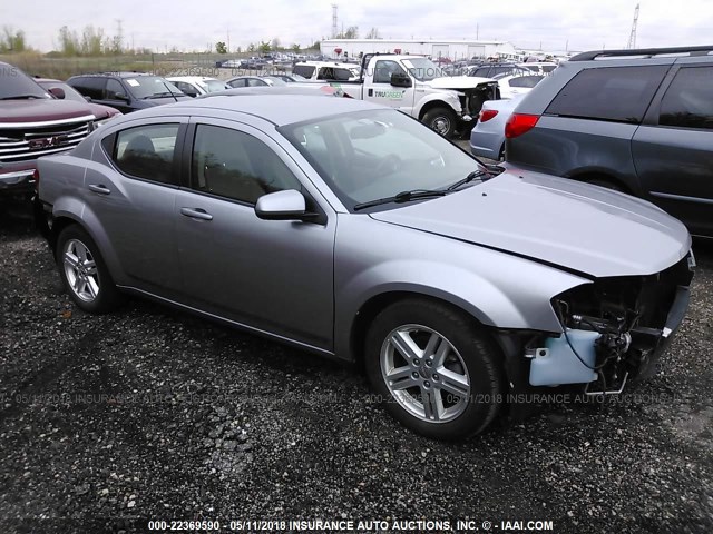 1C3CDZCG3DN529034 - 2013 DODGE AVENGER SXT SILVER photo 3