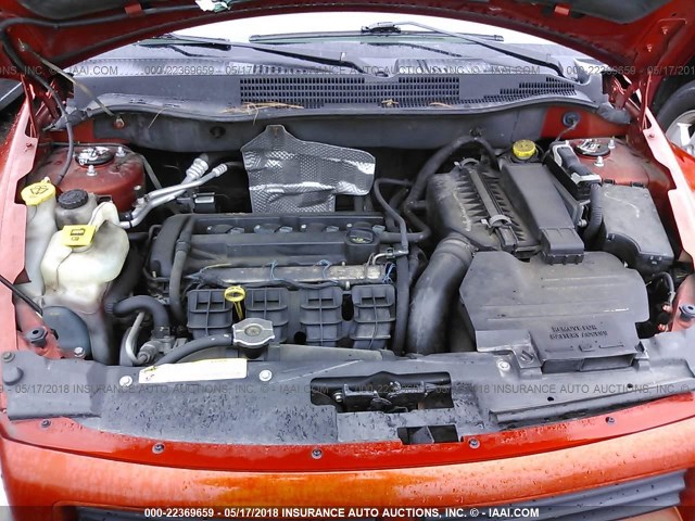 1B3HB48B97D263005 - 2007 DODGE CALIBER SXT ORANGE photo 10