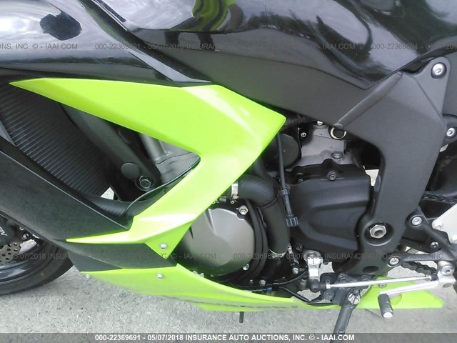 JKBZXJE18DA001784 - 2013 KAWASAKI ZX636 E GREEN photo 9