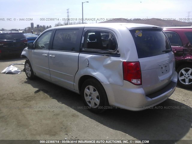 2D4RN4DG5BR629532 - 2011 DODGE GRAND CARAVAN EXPRESS SILVER photo 3