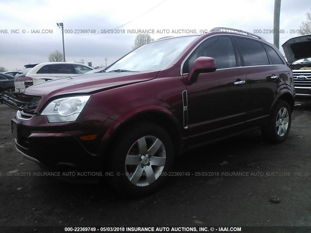 3GSCL53719S517442 - 2009 SATURN VUE XR RED photo 2