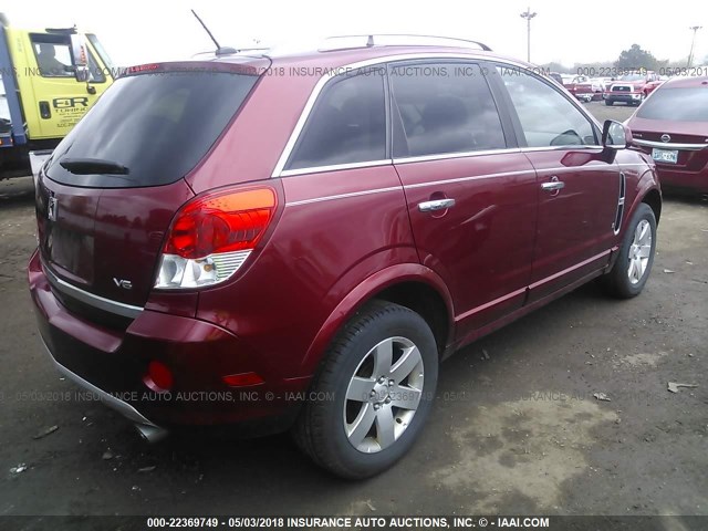 3GSCL53719S517442 - 2009 SATURN VUE XR RED photo 4