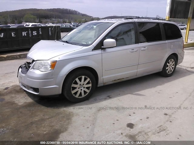 2A8HR54P98R132617 - 2008 CHRYSLER TOWN & COUNTRY TOURING GRAY photo 2
