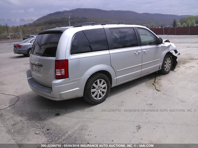 2A8HR54P98R132617 - 2008 CHRYSLER TOWN & COUNTRY TOURING GRAY photo 4