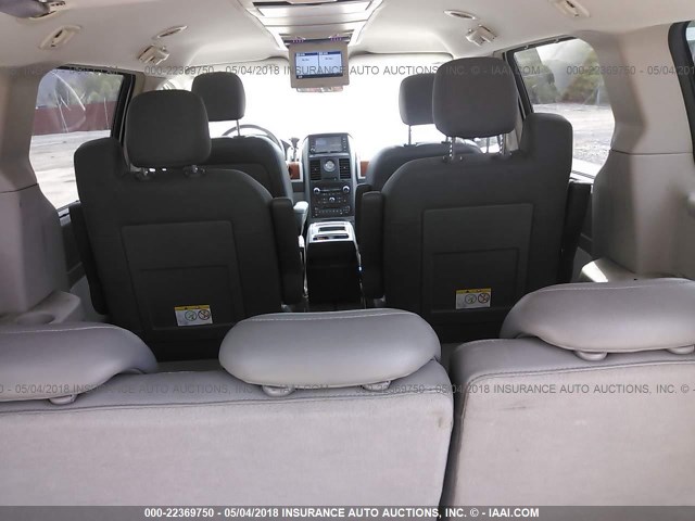 2A8HR54P98R132617 - 2008 CHRYSLER TOWN & COUNTRY TOURING GRAY photo 8