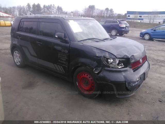 JTLKE50E381001494 - 2008 TOYOTA SCION XB 黑色 照片 1