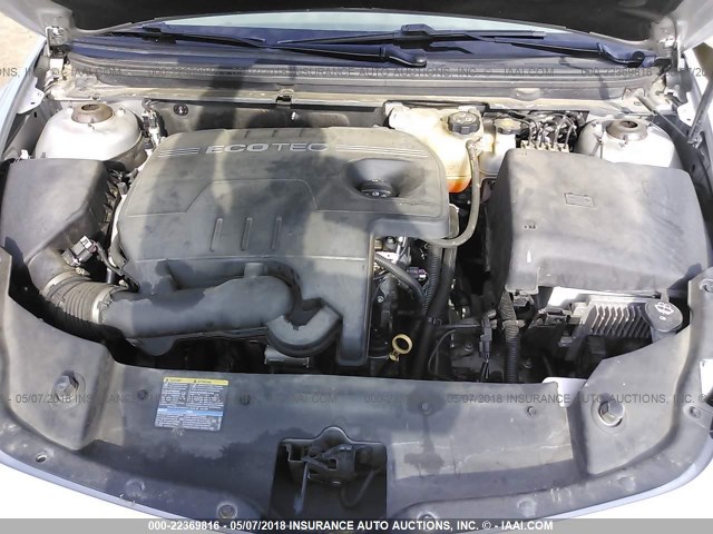 1G1ZC5E06AF183223 - 2010 CHEVROLET MALIBU 1LT 银色 照片 10