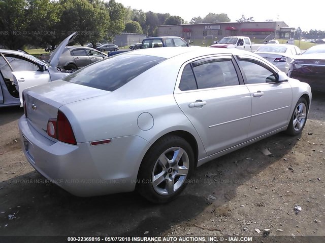 1G1ZC5E06AF183223 - 2010 CHEVROLET MALIBU 1LT 银色 照片 4