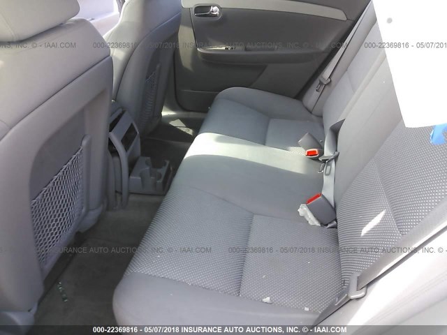 1G1ZC5E06AF183223 - 2010 CHEVROLET MALIBU 1LT 银色 照片 8