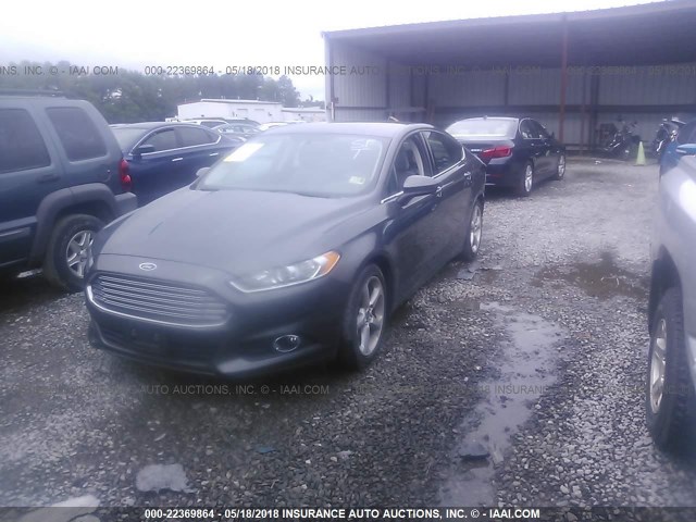 3FA6P0G7XGR118453 - 2016 FORD FUSION S GRAY photo 2