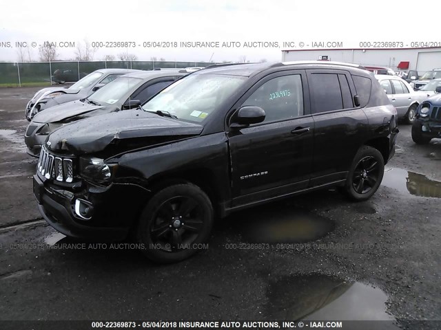 1C4NJDEB5FD168268 - 2015 JEEP COMPASS LATITUDE 黑色 照片 2