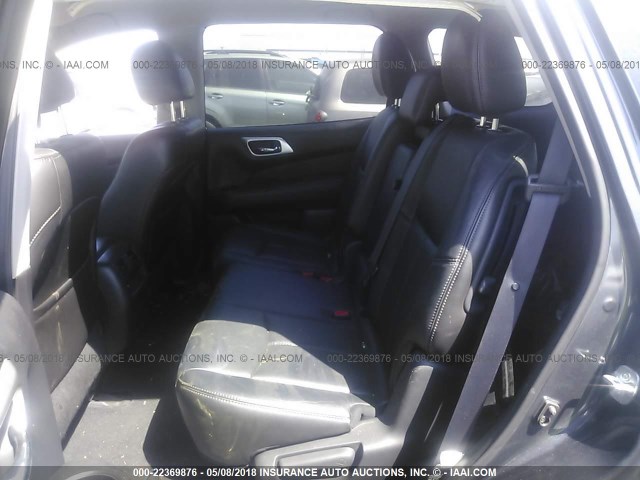 5N1AR2MM8EC645869 - 2014 NISSAN PATHFINDER S/SV/SL/PLATINUM 灰色 照片 8