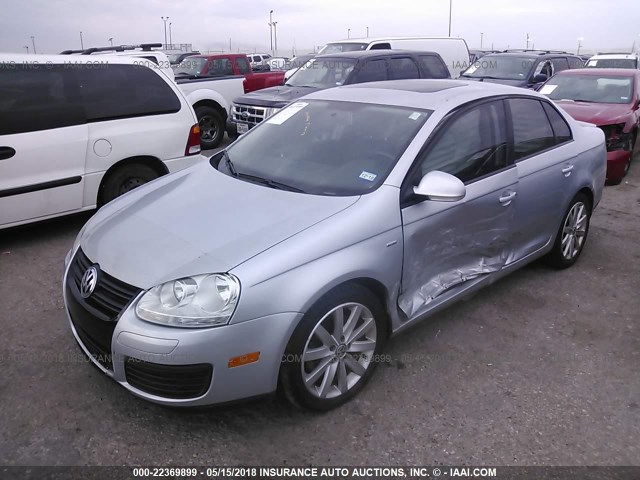 3VWRJ7AJ6AM056458 - 2010 VOLKSWAGEN JETTA WOLFSBURG 银色 照片 2