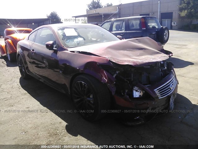 JN1CV6EK2EM110353 - 2014 INFINITI Q60 JOURNEY/IPL BURGUNDY photo 1