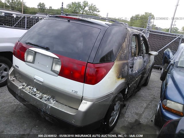 3G5DB03E83S512631 - 2003 BUICK RENDEZVOUS CX/CXL WHITE photo 4