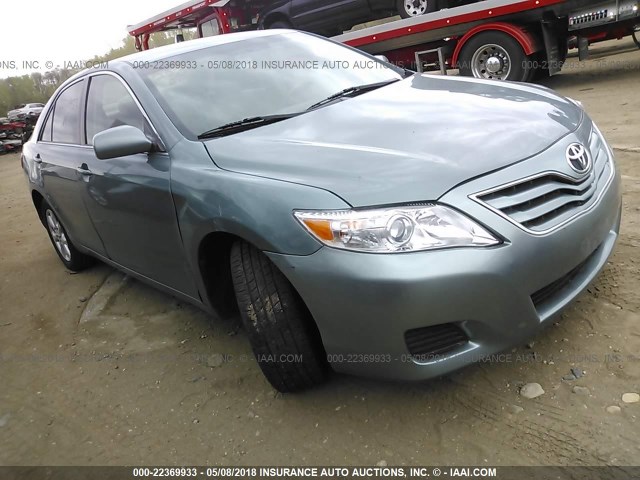 4T1BF3EK2BU648093 - 2011 TOYOTA CAMRY SE/LE/XLE GREEN photo 1