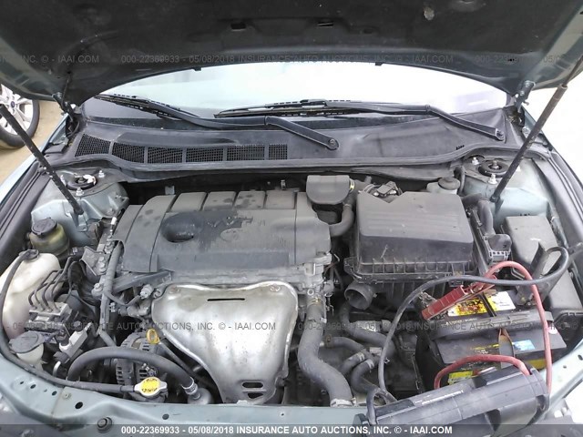 4T1BF3EK2BU648093 - 2011 TOYOTA CAMRY SE/LE/XLE GREEN photo 10