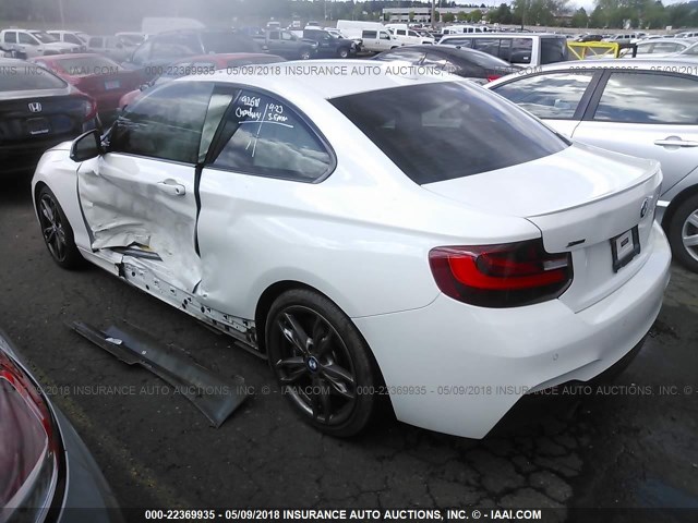 WBA1J9C57GV695830 - 2016 BMW M235XI WHITE photo 3