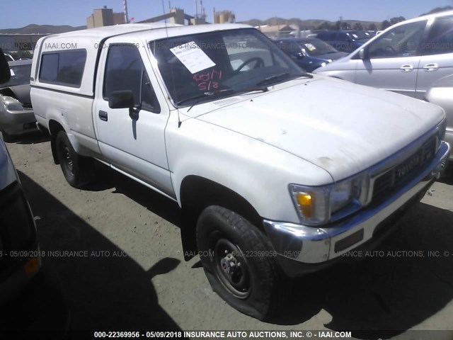 JT4VN02D4K6001062 - 1989 TOYOTA PICKUP 1/2 TON LONG WHEELBASE DLX WHITE photo 1