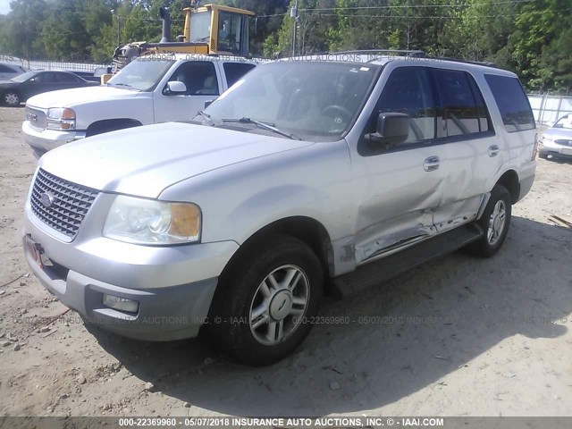 1FMPU15L53LC17991 - 2003 FORD EXPEDITION XLT SILVER photo 2
