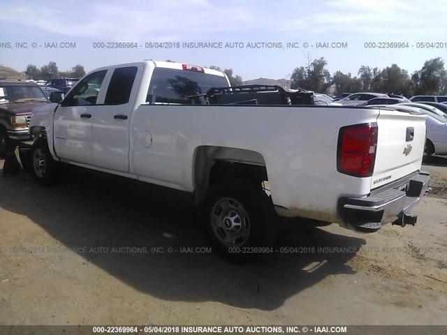 1GC2CUEG7FZ502683 - 2015 CHEVROLET SILVERADO C2500 HEAVY DUTY WHITE photo 3