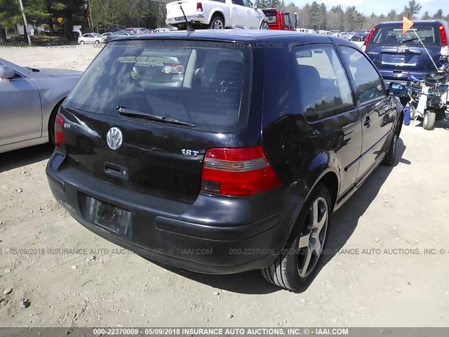 9BWDE61J024020635 - 2002 VOLKSWAGEN GTI 337 BLACK photo 4