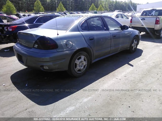 1G2NE52F45M253901 - 2005 PONTIAC GRAND AM SE GRAY photo 4