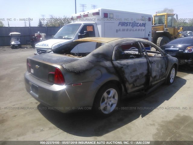 1G1ZB5E11BF203391 - 2011 CHEVROLET MALIBU LS 灰色 照片 4