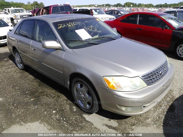 4T1BF28B44U356518 - 2004 TOYOTA AVALON XL/XLS TAN photo 1