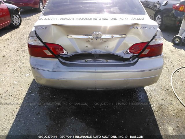 4T1BF28B44U356518 - 2004 TOYOTA AVALON XL/XLS TAN photo 6