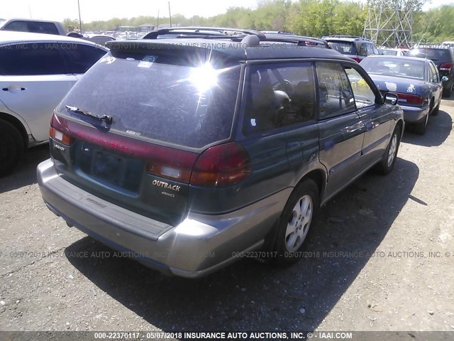 4S3BG685XX6653255 - 1999 SUBARU LEGACY OUTBACK/SSV/LIMITED/30TH GREEN photo 4