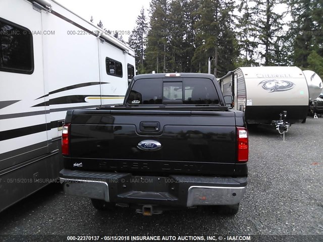 1FT8W3BTXFED60964 - 2015 FORD F350 4X4 CREWCAB  BLACK photo 8