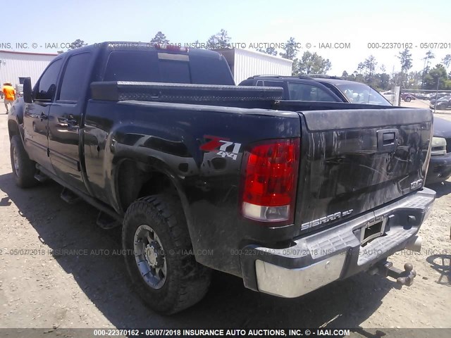 1GTHK23638F167843 - 2008 GMC SIERRA K2500 HEAVY DUTY BLACK photo 3