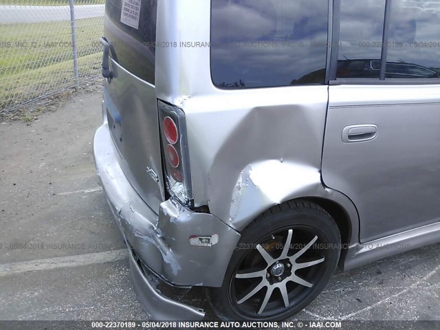 JTLKT324464065361 - 2006 TOYOTA SCION XB BEIGE photo 6